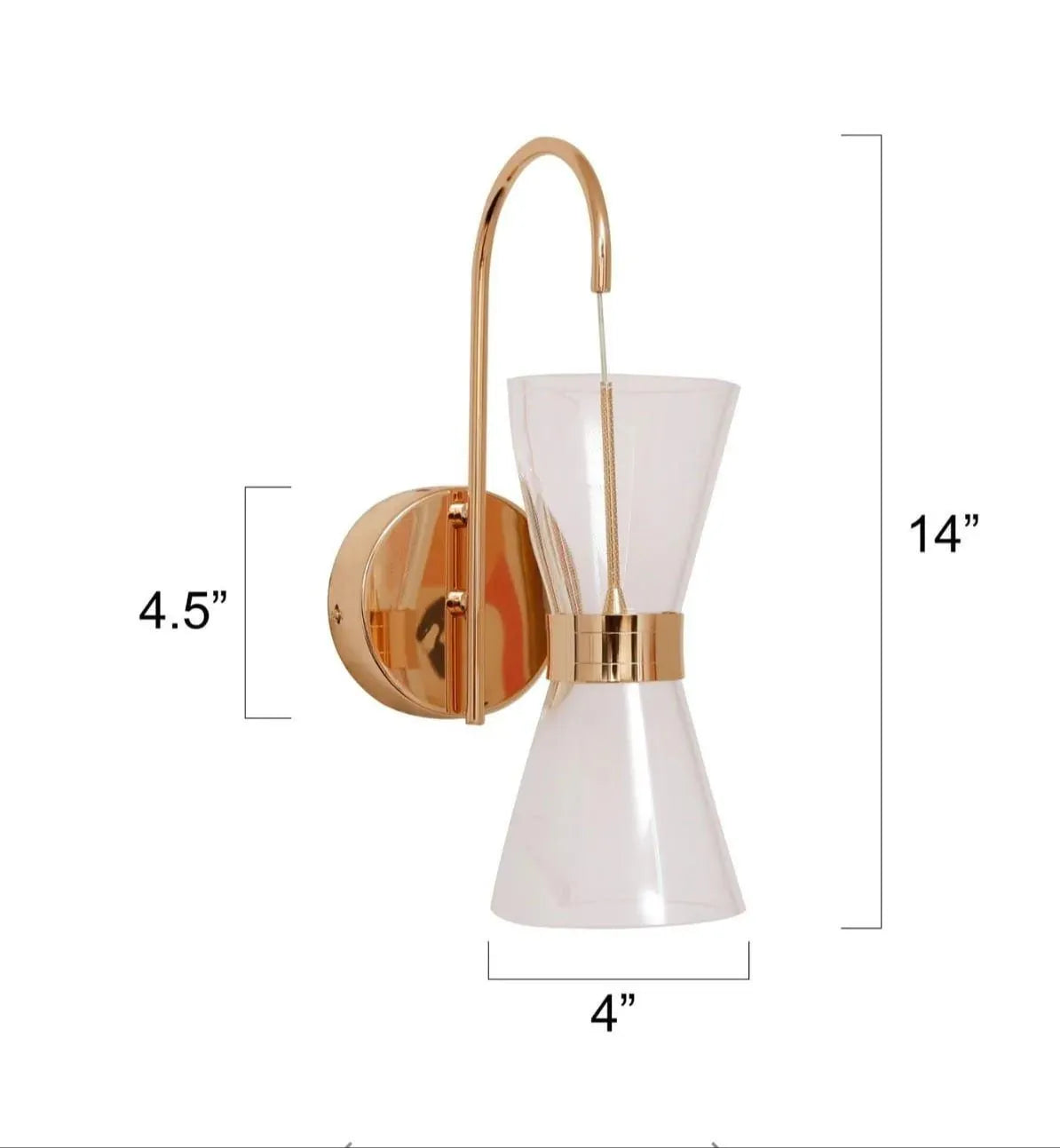 Timeless Glass Tube Wall Light (Pack of 2)
