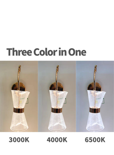 Timeless Glass Tube Wall Light (Pack of 2)