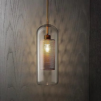 Luxe Capsule Mesh Pendant