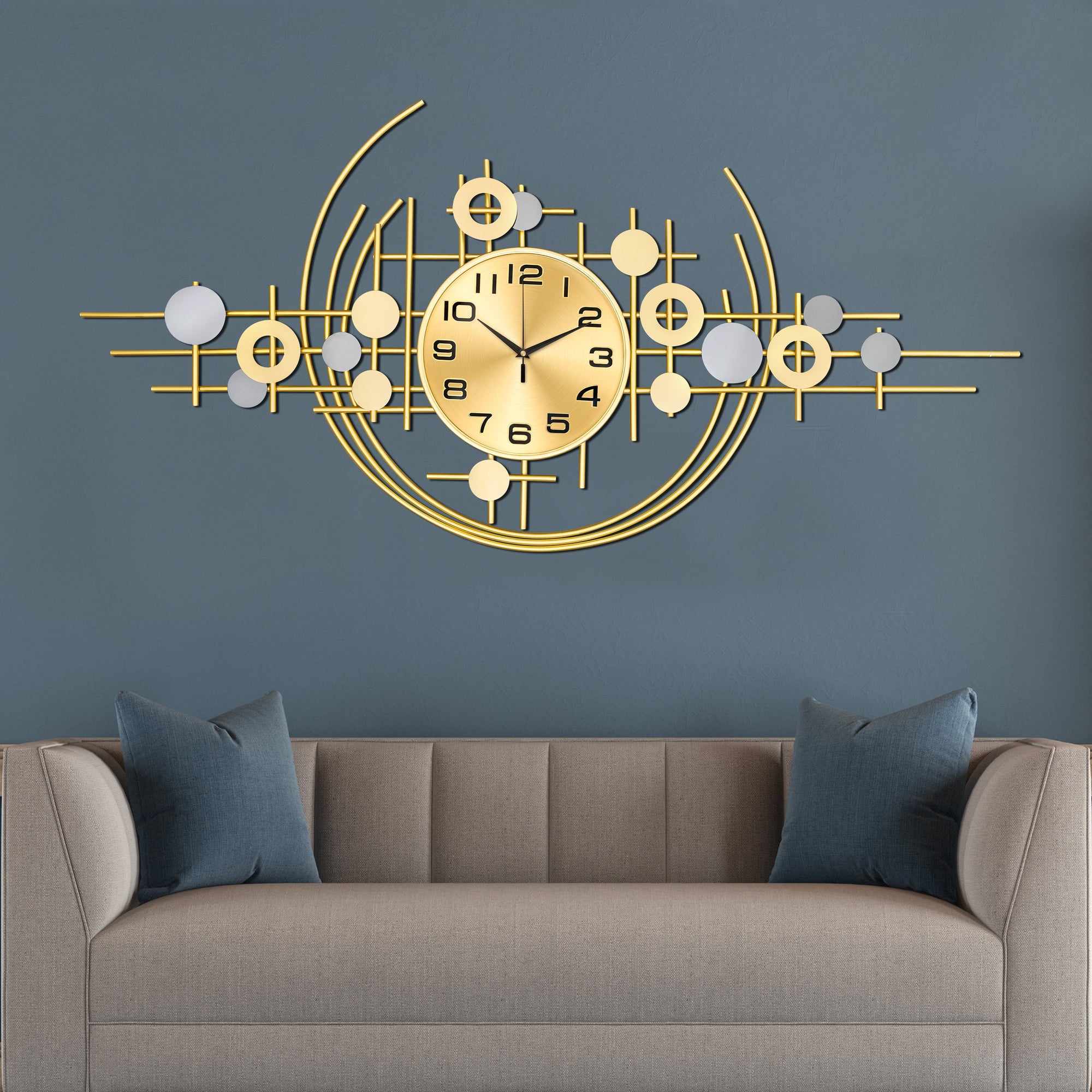 Timekeeper's Treasure Metal Wall Art Clocks for the Home Buy Wall Clock Online