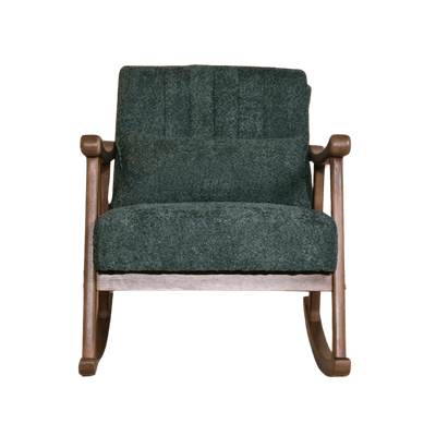 Astra Bouclé Rocking Chair - Green