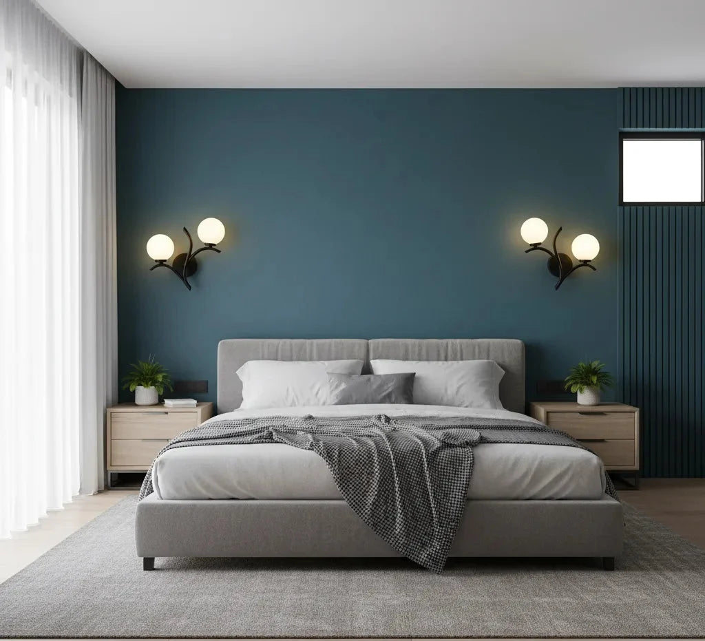Modern Adjustable Arm ShadowGlow Wall Sconce (Set of 4)