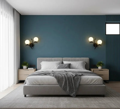 Modern Adjustable Arm ShadowGlow Wall Sconce (Set of 4)