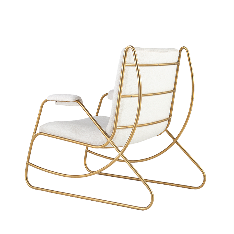 Lounge Chair - Gold