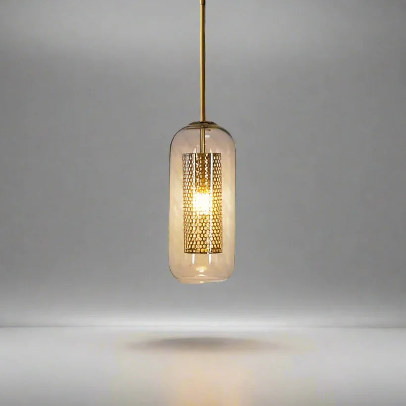 Halo Beam Capsule Pendant