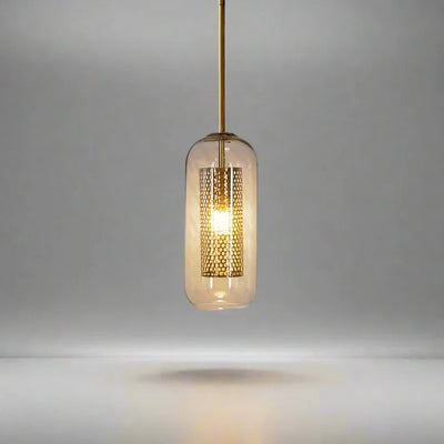 Halo Beam Capsule Pendant
