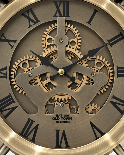 Elara Moment Designer Table Clock With Moving Gear Mechanism Buy Table Clock Online (Steel Body)