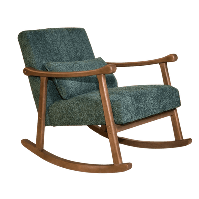 Astra Bouclé Rocking Chair - Green