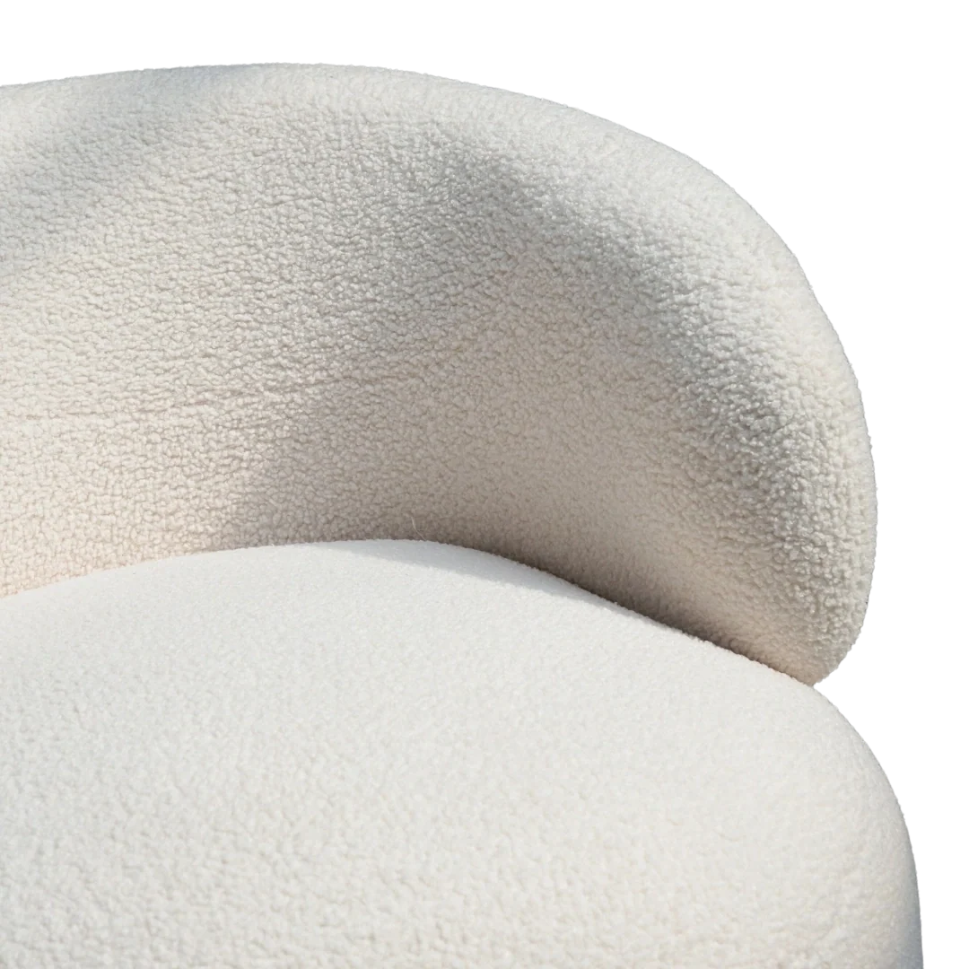 Leia Bouclé Swivel Chair