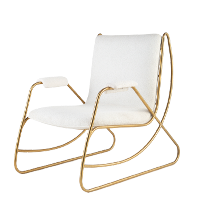 Lounge Chair - Gold