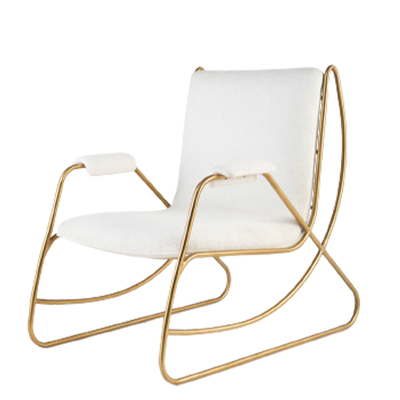 Lounge Chair - Gold