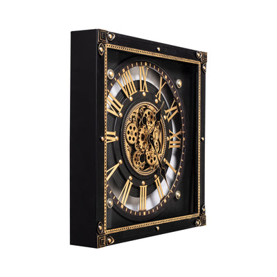 Journey of Hours  Luxury Designer Silent Movement Wall Clocks for the Home With Moving Gear Mechanism Buy Wall Clock Online (Steel Body)