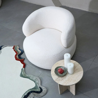 Leia Bouclé Swivel Chair