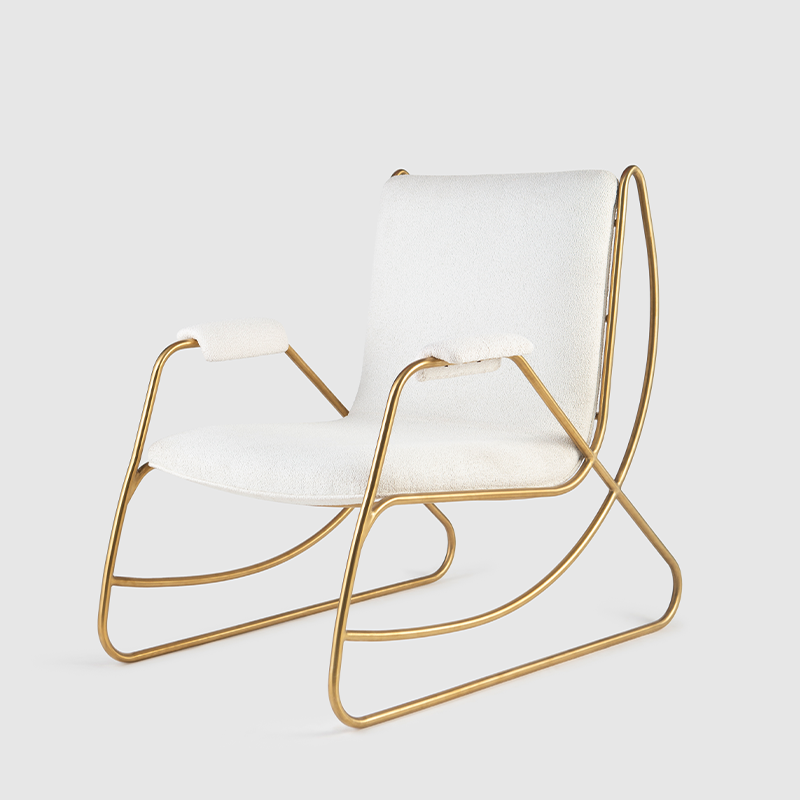 Lounge Chair - Gold