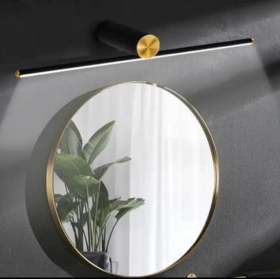 Modern Black & Gold Linear LED Wall Light