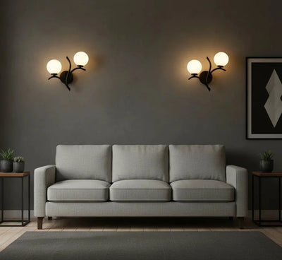 Modern Adjustable Arm ShadowGlow Wall Sconce (Set of 4)
