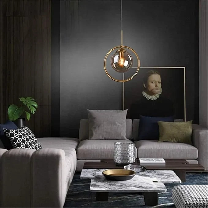 B&B Gold Hanging Light