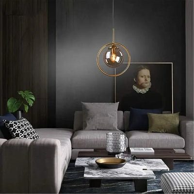 B&B Gold Hanging Light