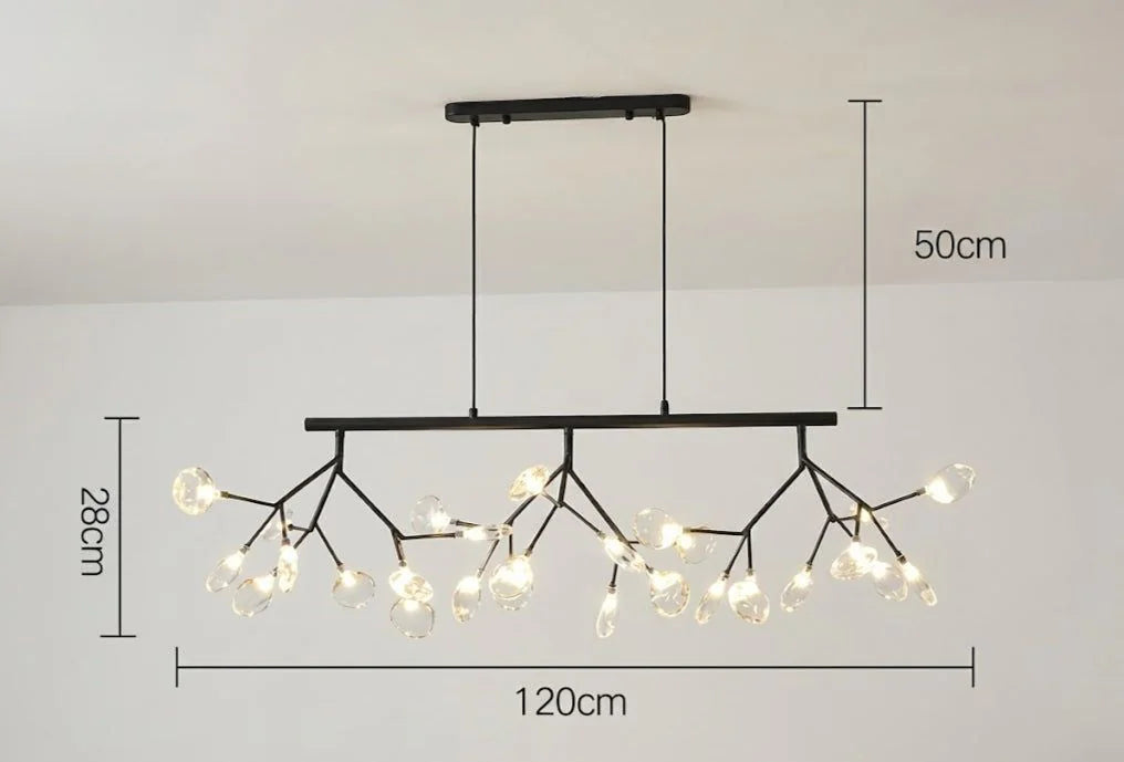 Nova Branching Glass Chandelier