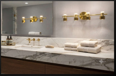Bliss & Birch Brass-Toned Mirror Light