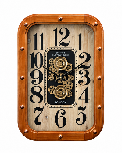 Classic Moment Luxury Designer Silent Movement Wall Clocks for the Home With Moving Gear Mechanism Buy Wall Clock Online