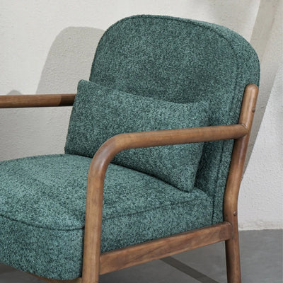 Elara Bouclé Armchair - Green