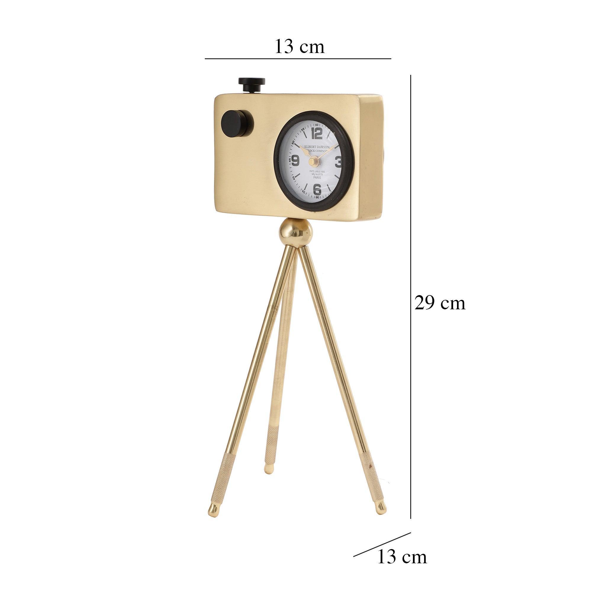 Cameratic Clock for Home Decor | Decorative Clock for Table