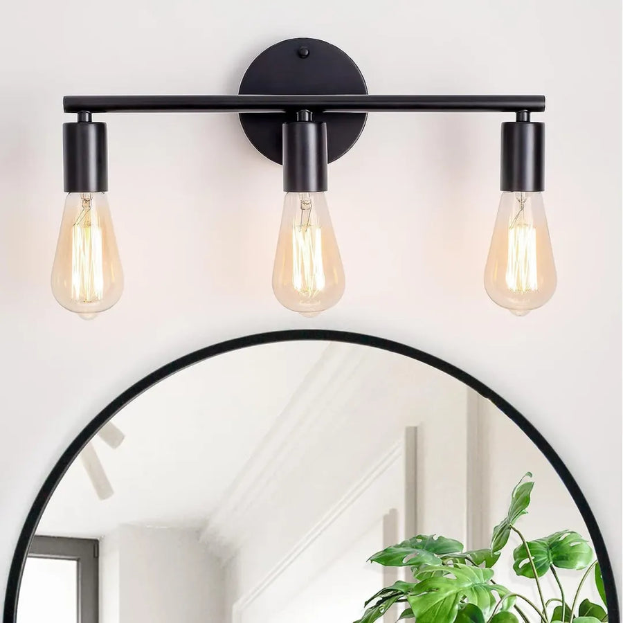 Triad Noir 3-Light Vanity Wall Lamp (Set of 4)