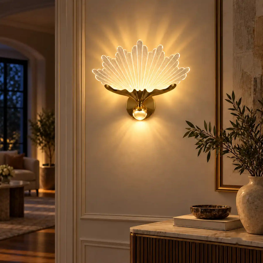 Bliss & Birch Radiant Fan Illuminated Wall Art