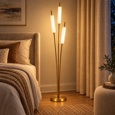 Bliss & Birch Staggered Three-Tube LED Floor Lamp