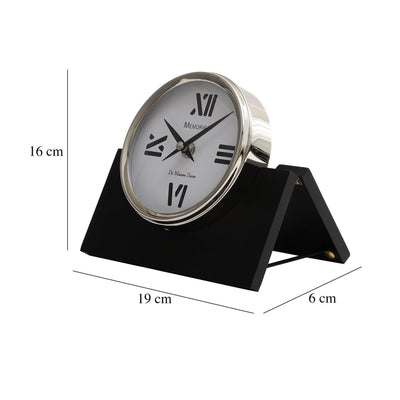 Varner Table Clock for Living Room Table | Stylish Desk Clock for Home Decor