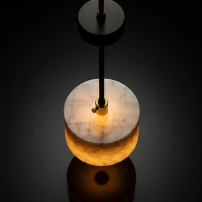 Bliss & Birch Marble Aura Round Pendant Light