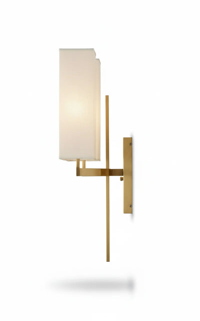 Modern Double Shade Gold Wall Sconce