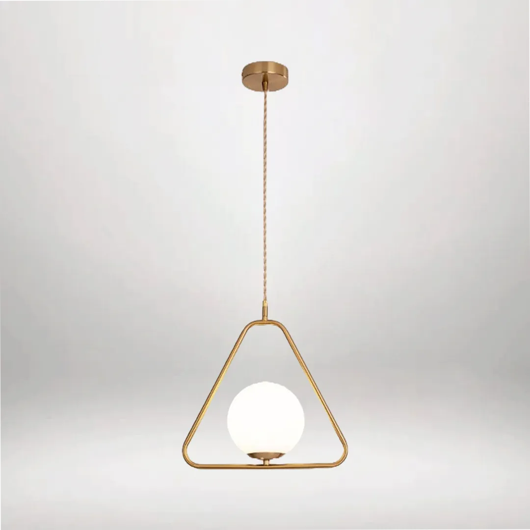 B&B Globe in Triangle Shape Hanging Light (Pack of 2)