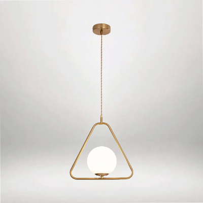 B&B Globe in Triangle Shape Hanging Light (Pack of 2)