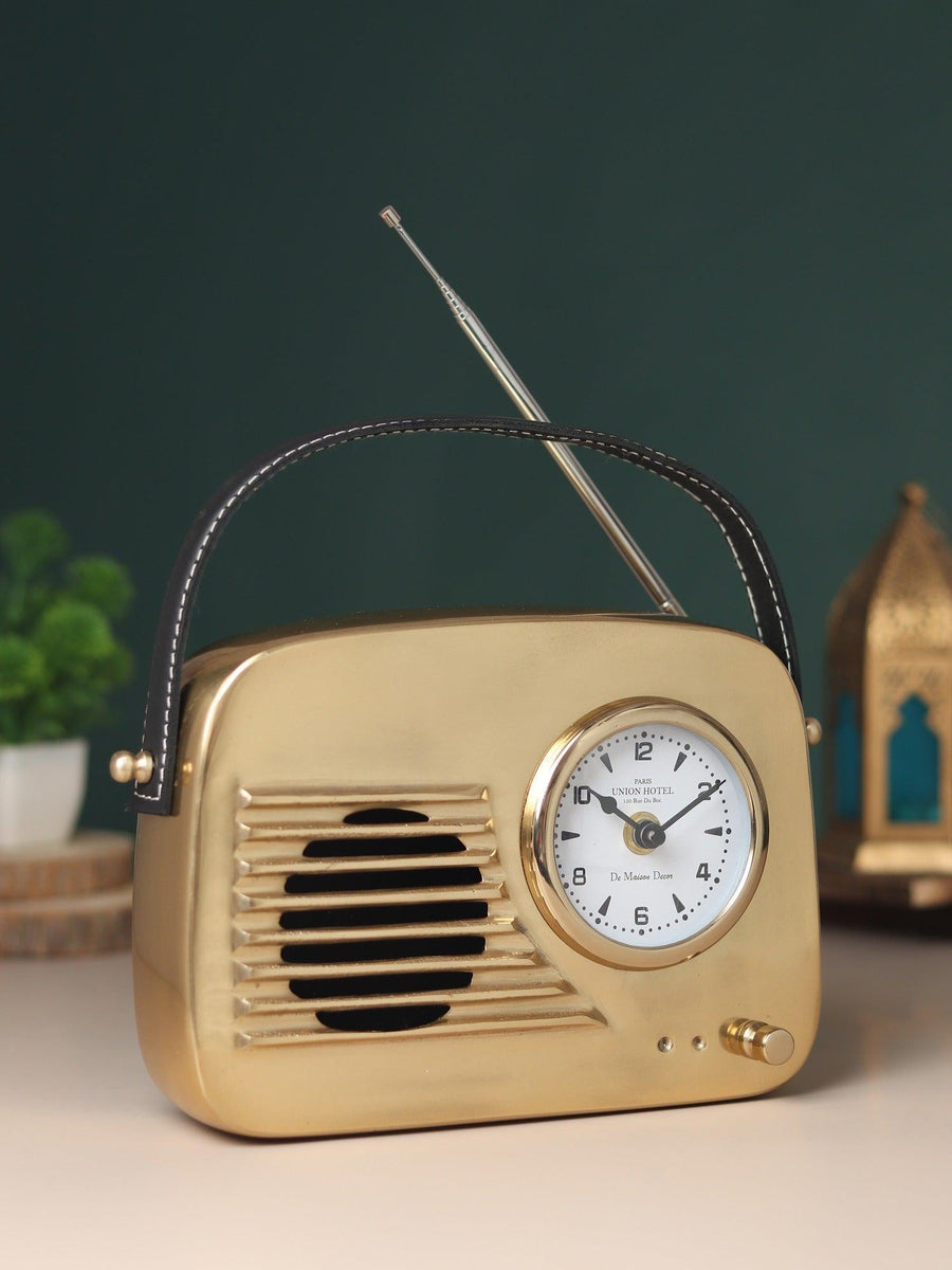 Melodic Memories Table Clock | Vintage Table Clock for Decor