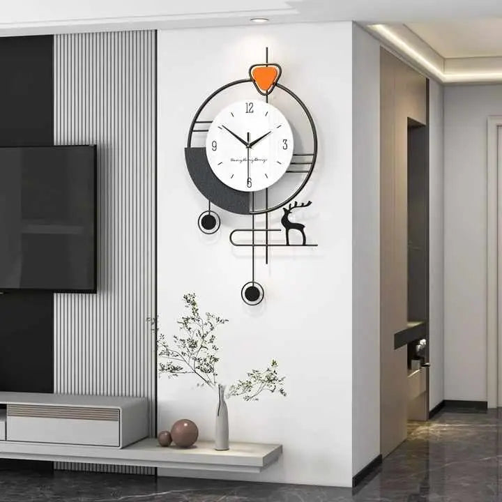 Creative decorative minimalist imported pendulum wall clock