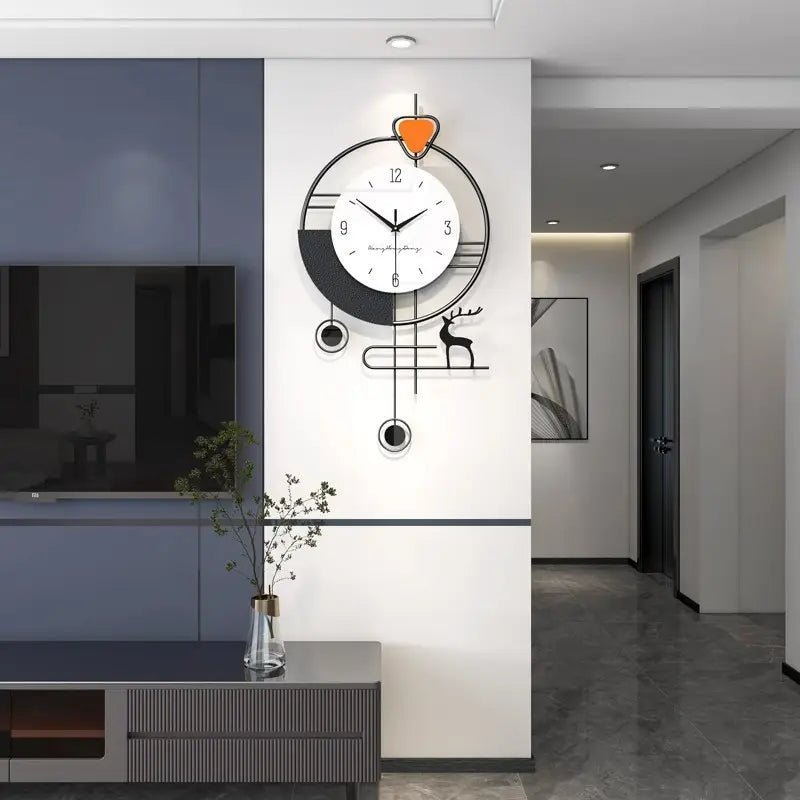 Creative decorative minimalist imported pendulum wall clock
