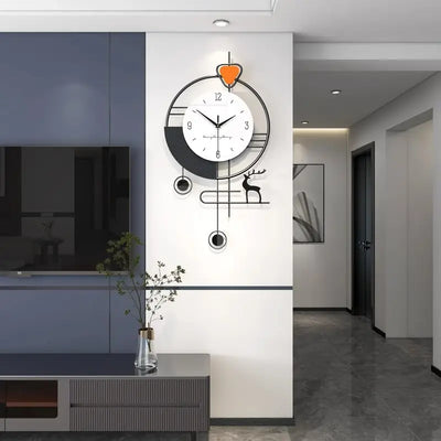 Creative decorative minimalist imported pendulum wall clock