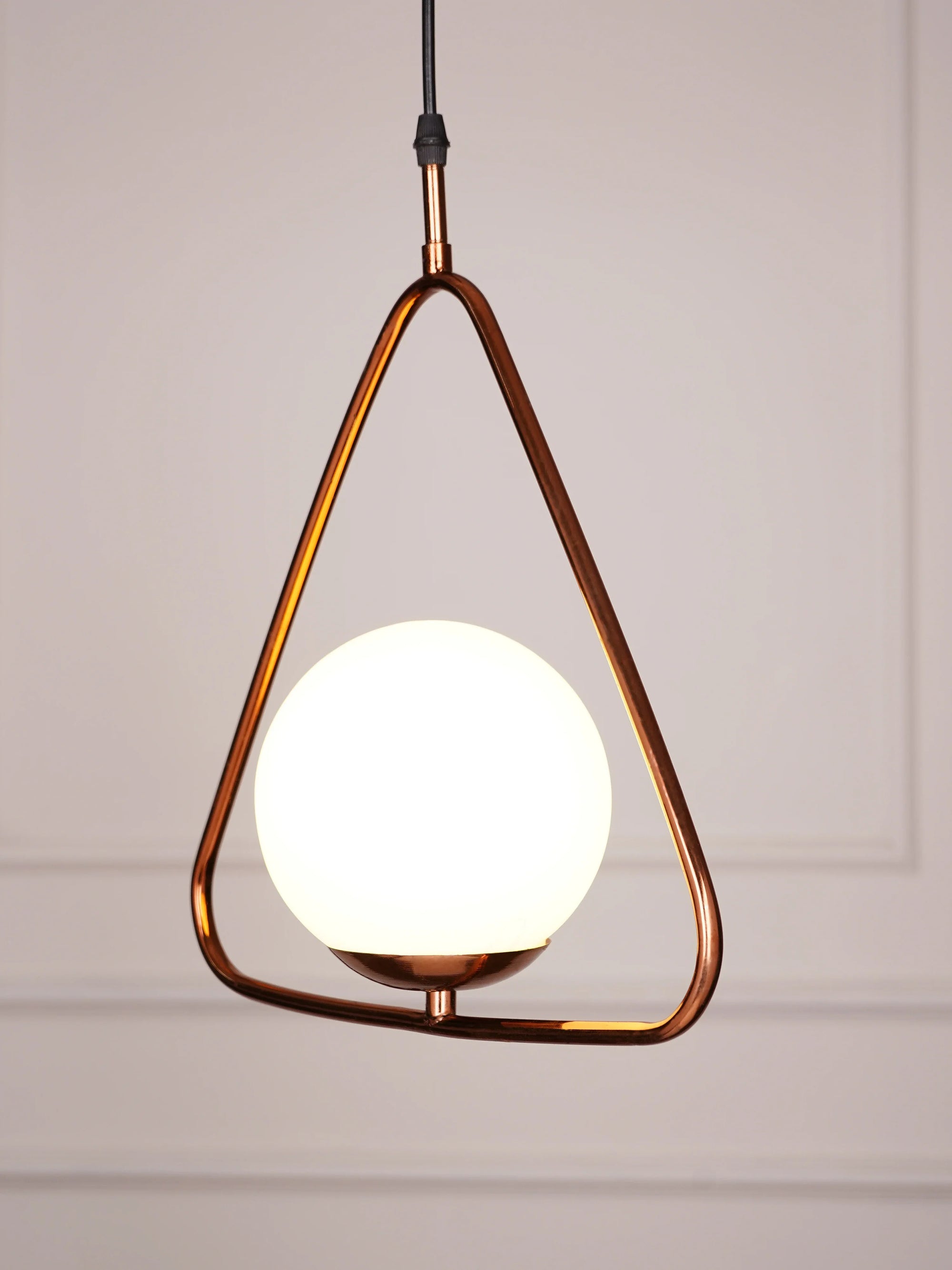 B&B Globe in Triangle Shape Hanging Light (Pack of 2)
