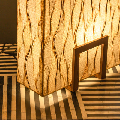 Un-Block Woven Table Lamp