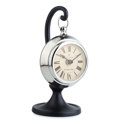 Seishi Table Clock | Minimal Desk Clock in Gold & Silver Finish for Office Decor