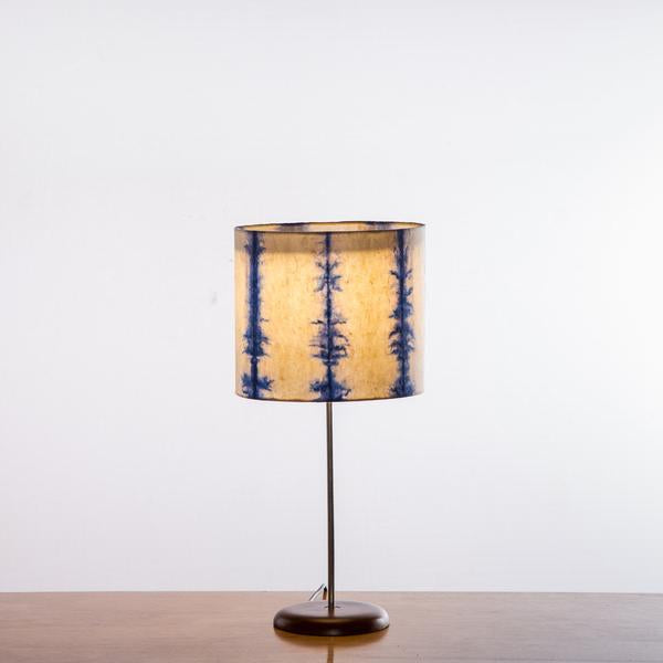 Blue Linear Tower Table Lamp