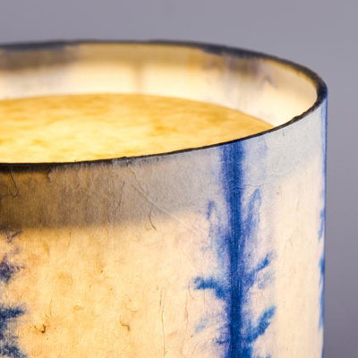 Blue Linear Tower Table Lamp