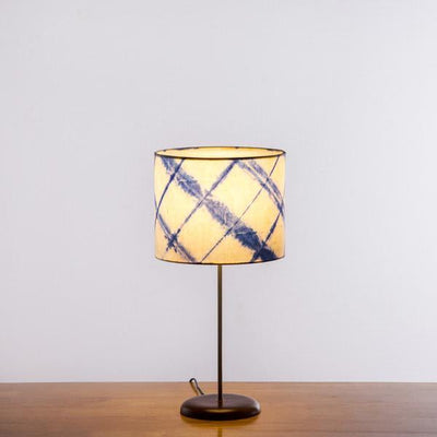 Blue Diamond Tower Shibori Table Lamp