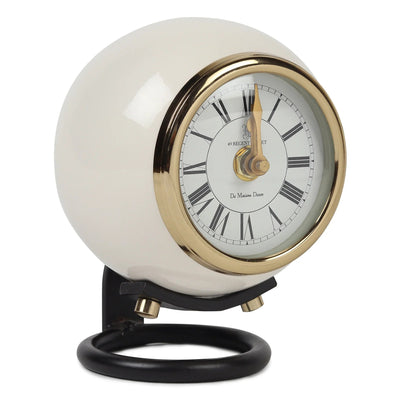 Spheron Desk Clock | Modern Table Clock for Home Décor, Office Desk