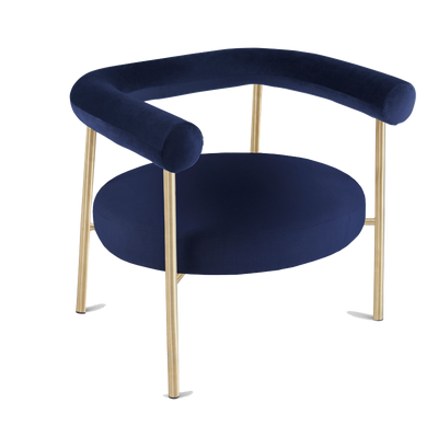 Krest Lounge Chair - Gold