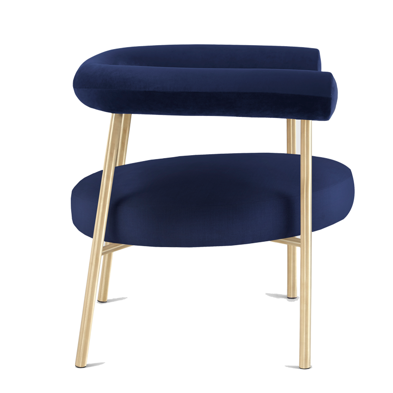 Krest Lounge Chair - Gold