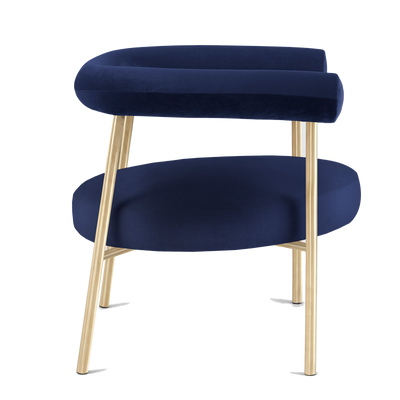 Krest Lounge Chair - Gold