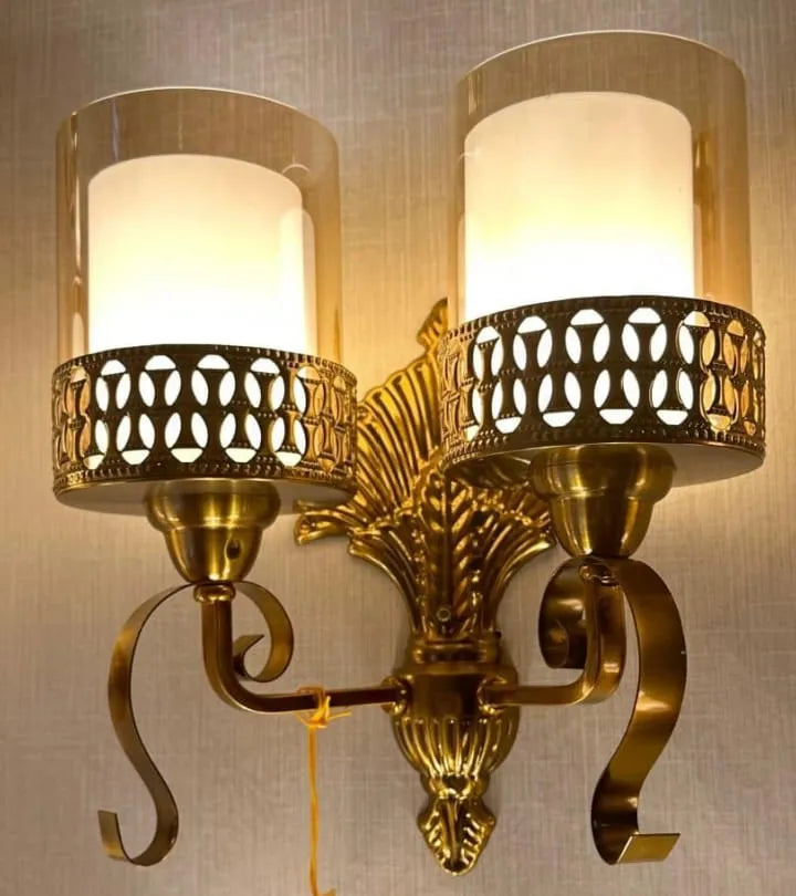 Vintage Twin-Light Wall Sconce